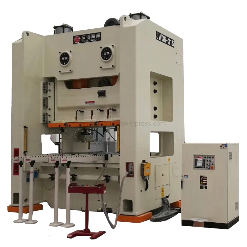 Sisi lurus 300 ton dua titik mesin press progression die stamping
